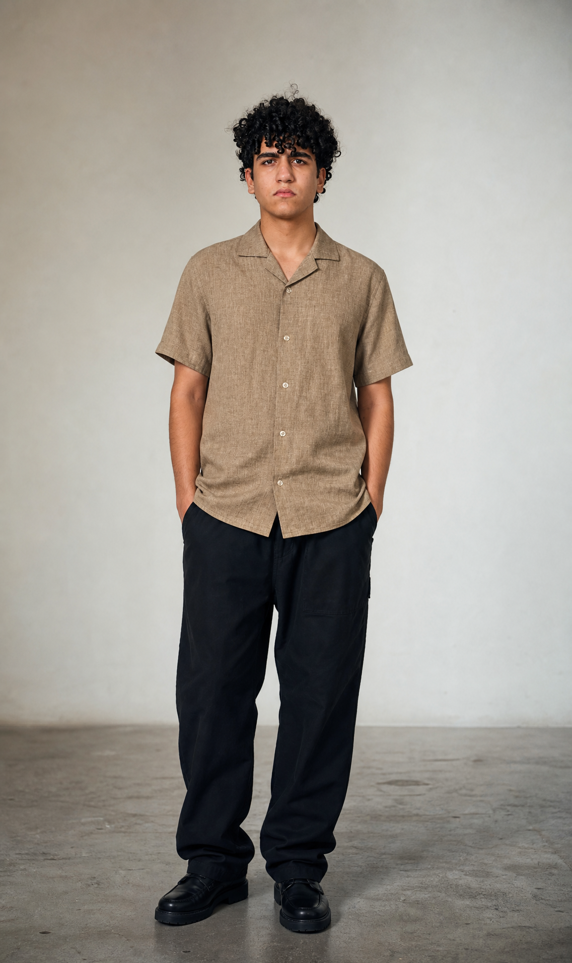 Linen Set ( Brown & Black )