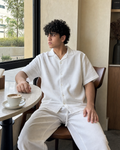 White Linen Set