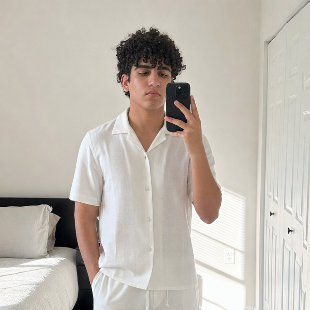 White Linen Shirt
