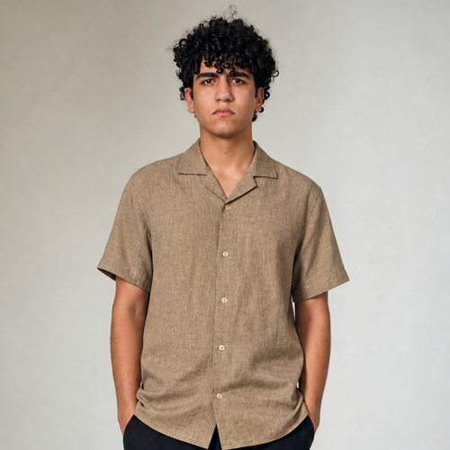 Brown Linen Shirt