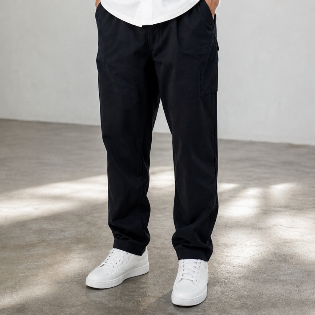 Black Linen Trousers