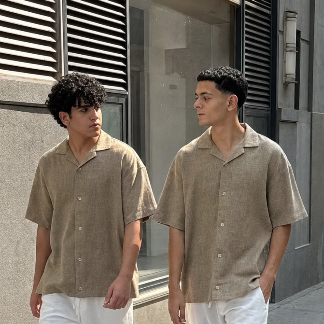 Brown Linen Shirt
